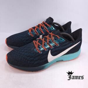 Nike Air Zoom Pegasus 36 Athletic Lace Up Shoe Mens Size 10.5 CD4573-001 Blue